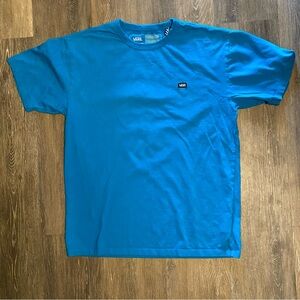 Vans Off the Wall Blue Basic Short Sleeve T Shirt Size Medium